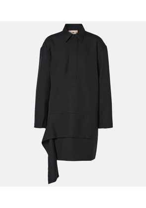 Plan C Wool-blend minidress