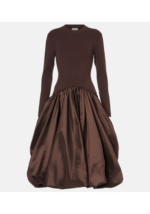 Simkhai Kenlie gathered midi dress