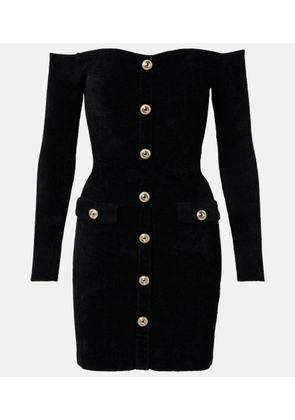 Self-Portrait Chenille minidress