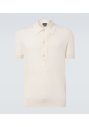 Tom Ford Cotton and silk polo shirt