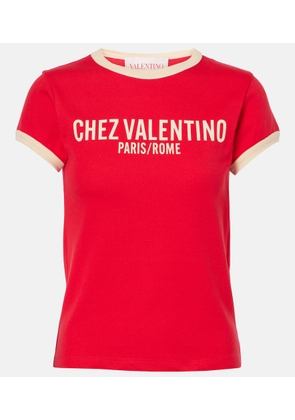 Valentino Printed cotton jersey T-shirt