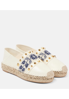 Valentino Garavani Country leather espadrilles