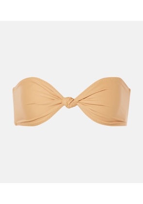 Same Gathered bandeau bikini top