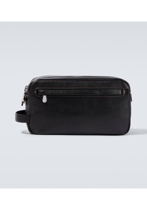Brunello Cucinelli Leather toiletry bag