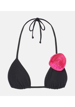 Same Rose halterneck bikini top