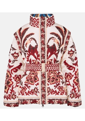 Farm Rio Reversible printed puffer jacket