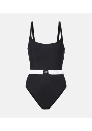 Karla Colletto Kia belted swimsuit
