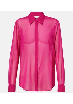 Dries Van Noten Silk-blend shirt