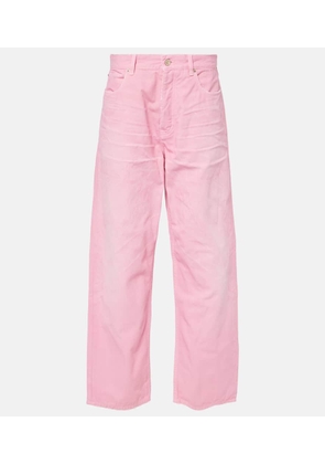 Balenciaga High-rise wide-leg jeans
