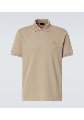 Moncler Logo cotton pique polo shirt