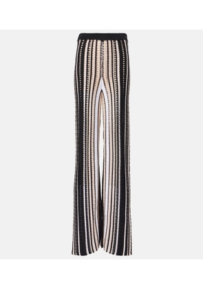 Missoni Striped cotton-blend straight pants