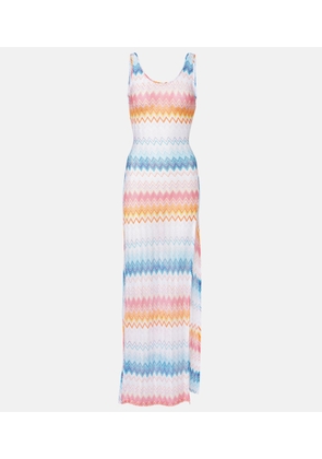 Missoni Zigzag lame beach dress