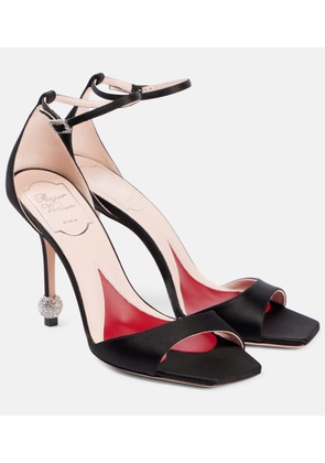 Roger Vivier Jewel 100 embellished satin sandals