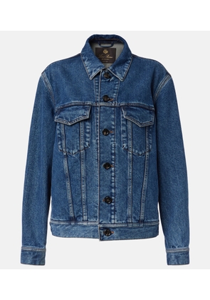 Loro Piana Tulus cotton and silk denim jacket