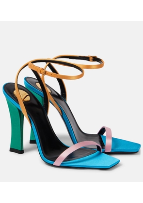 Saint Laurent Dominique 110 crepe satin sandals