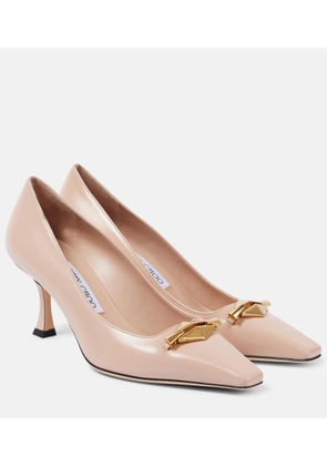 Jimmy Choo Ryker 70 embellished leather pumps