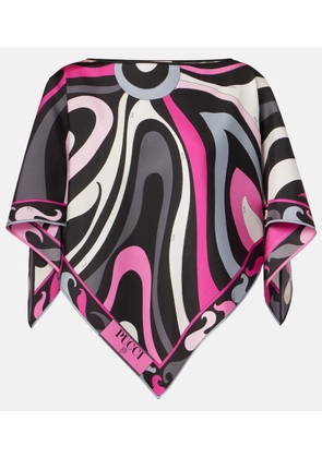 Pucci Marmo silk twill blouse