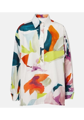 Max Mara Verace printed cotton top