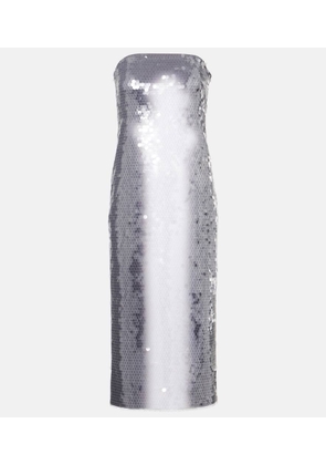 Sportmax Sequined jersey midi dress
