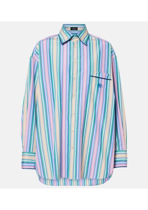 Etro Striped cotton shirt