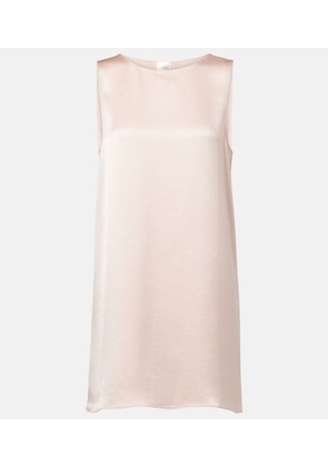 Leset Barb satin minidress