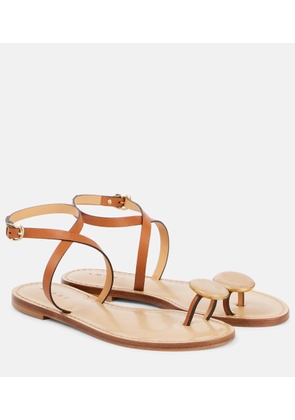 Amanu Kigali embellished leather sandals