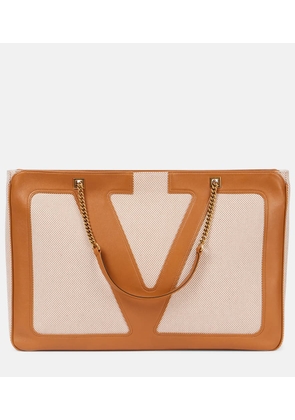 Valentino Garavani Viva Superstar Large canvas tote bag