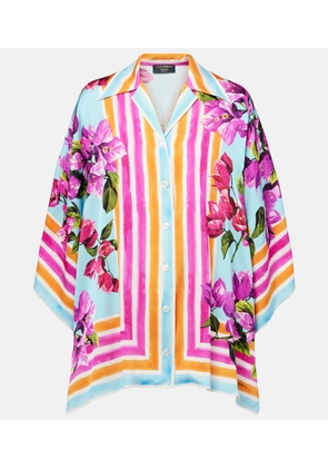 Dolce&Gabbana Printed silk-blend shirt