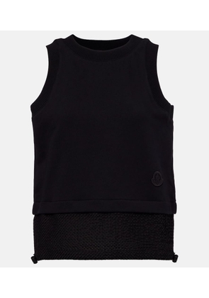 Moncler Layered cotton tank top