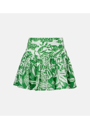 Poupette St Barth Colleen floral cotton miniskirt