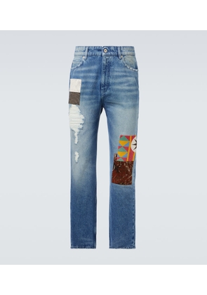 Loewe Patchwork straight jeans