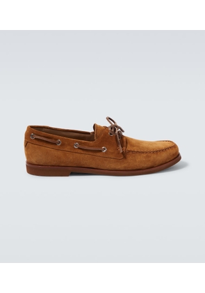 Gianvito Rossi Vande suede boat shoes