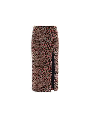 Caroline Constas Leo velvet midi skirt