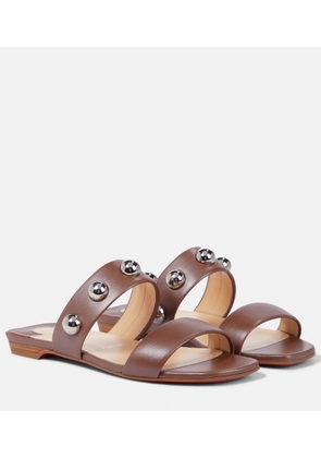 Christian Louboutin Simple Bille embellished leather sandals