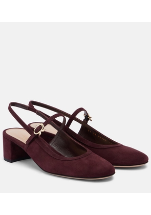 Gianvito Rossi 45 suede slingback pumps