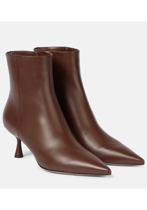 Gianvito Rossi Murray 55 leather ankle boots