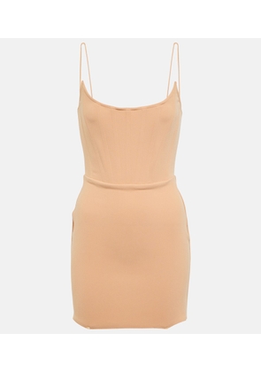 Alex Perry Caine corset minidress