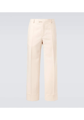 Valentino Wool gabardine wide-leg pants