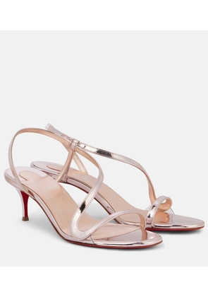 Christian Louboutin Rosalie metallic leather sandals