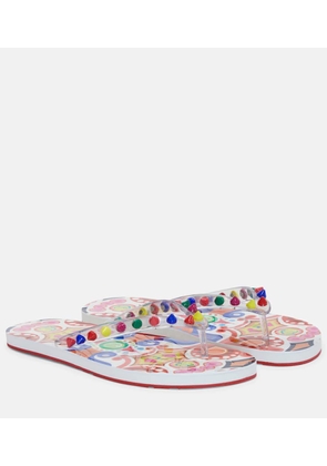 Christian Louboutin Loubi Flip Spikes thong sandals