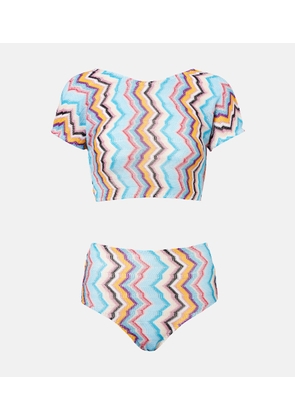 Missoni Zig Zag lame bikini