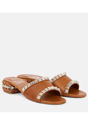 Christian Louboutin Pyramule 30 spiked leather mules