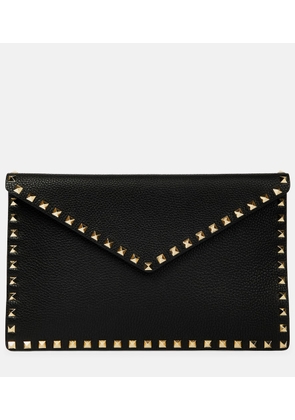 Valentino Garavani Rockstud leather clutch