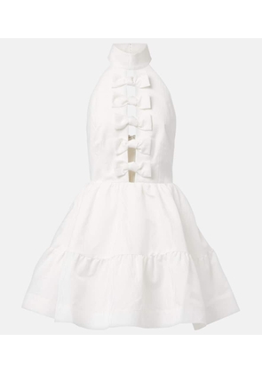 Rebecca Vallance Bridal Harriet bow-detail minidress