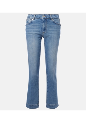 Sportmax Schermo low-rise cropped bootcut jeans