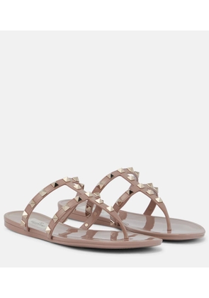 Valentino Garavani Rockstud PVC thong sandals