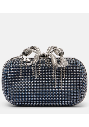 Self-Portrait Crystal-embellished clutch