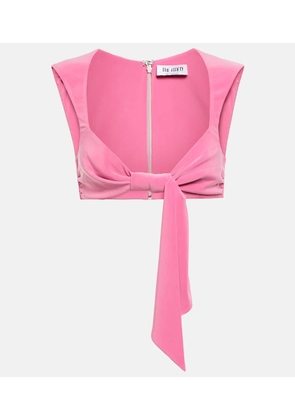 The Attico Jersey crop top