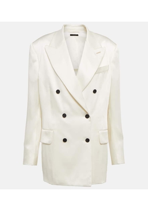 Tom Ford Double-breasted satin blazer