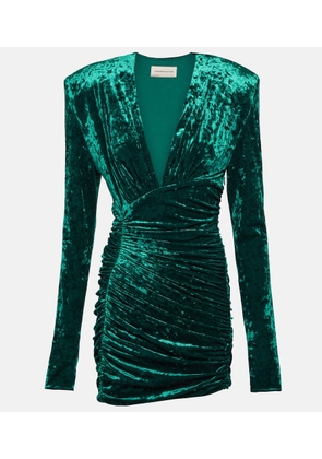 Alexandre Vauthier Velvet minidress